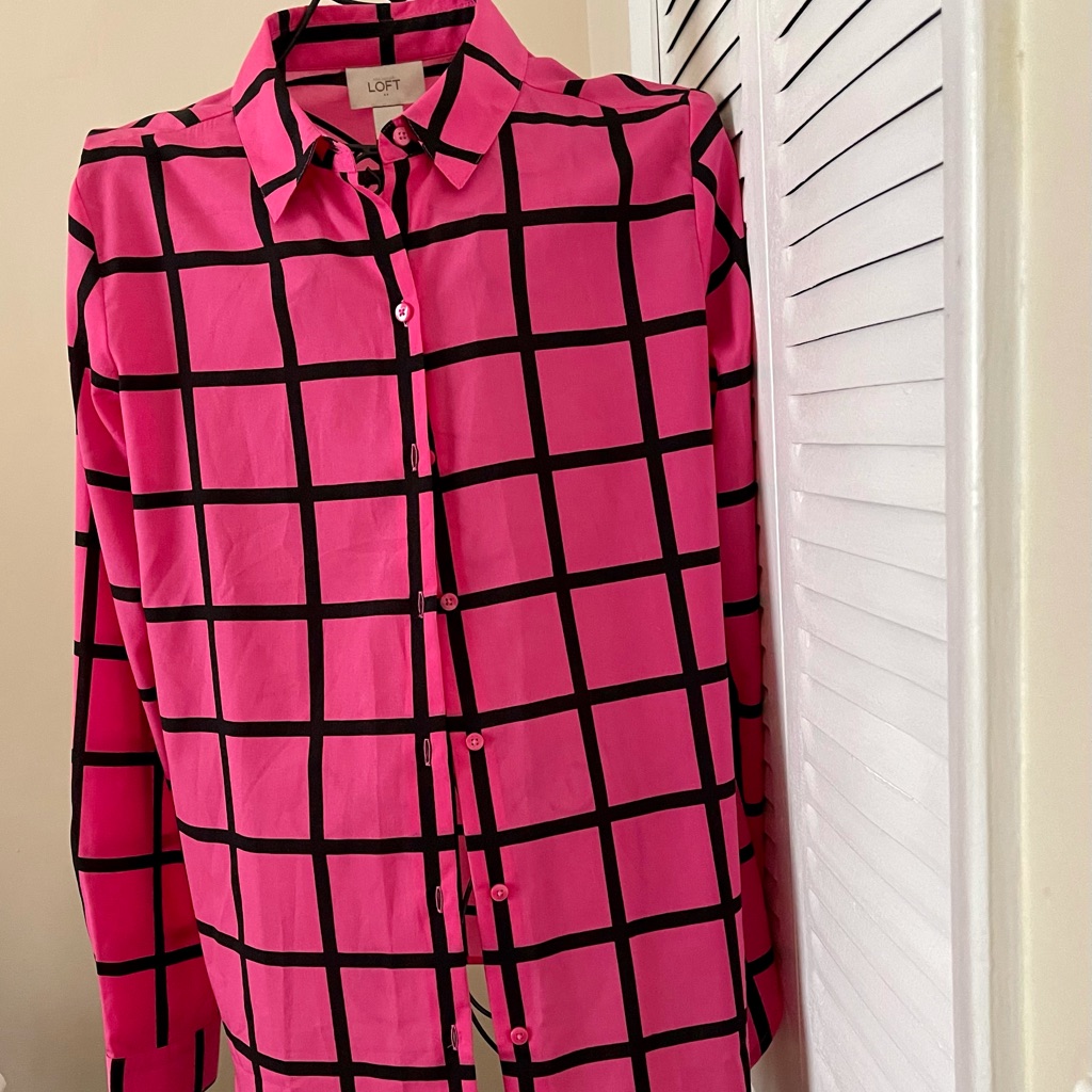 Loft Button Down Blouse M